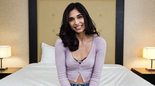 Beautiful Smile Portoricana Newbie Spreads Wide with POV for Hard Casting Cock